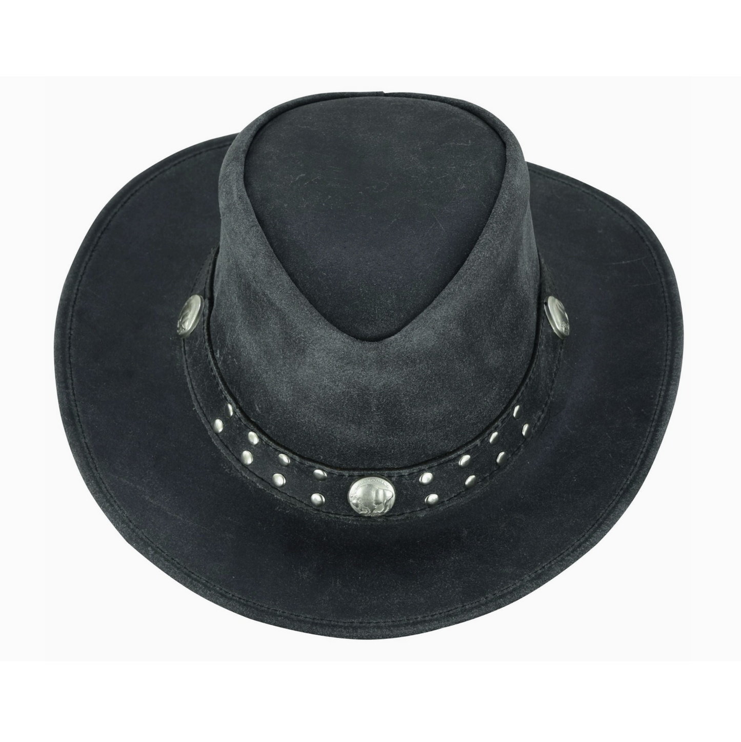 Buffalo Cowboy Leather Hats