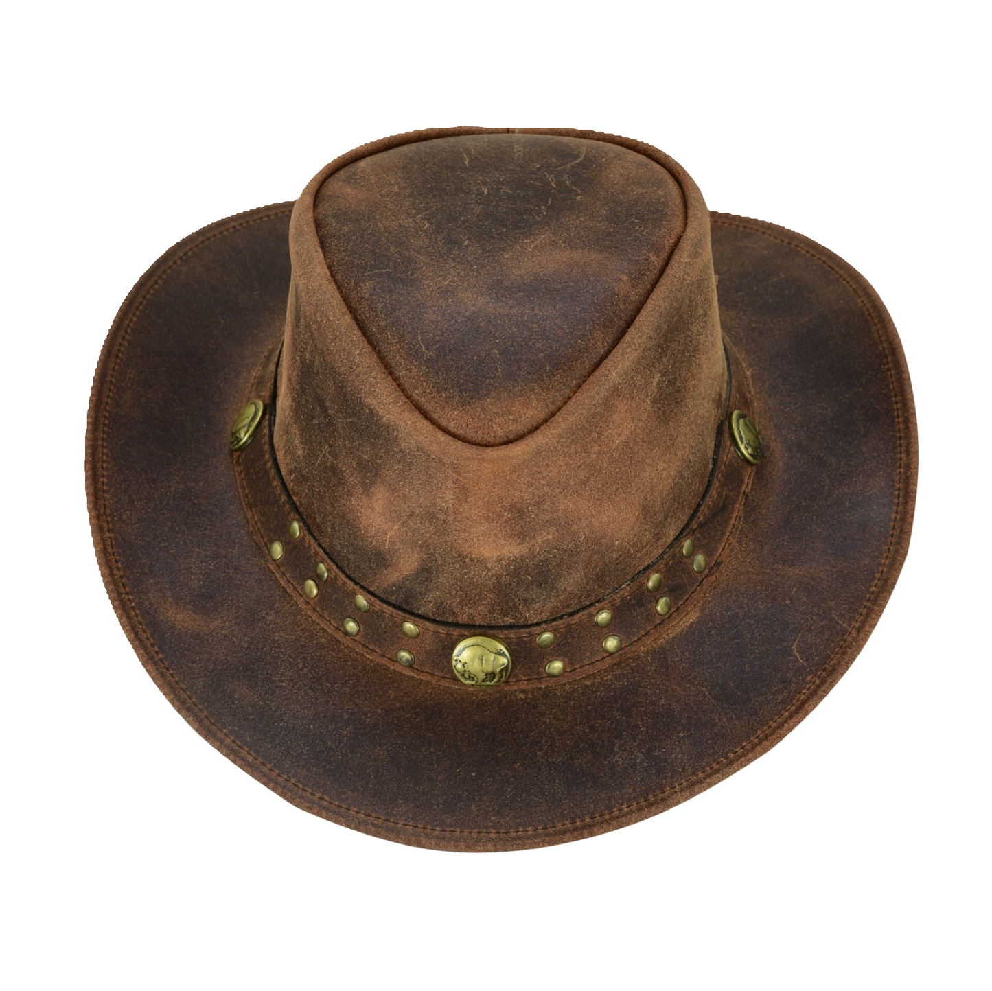 Buffalo Cowboy Leather Hats
