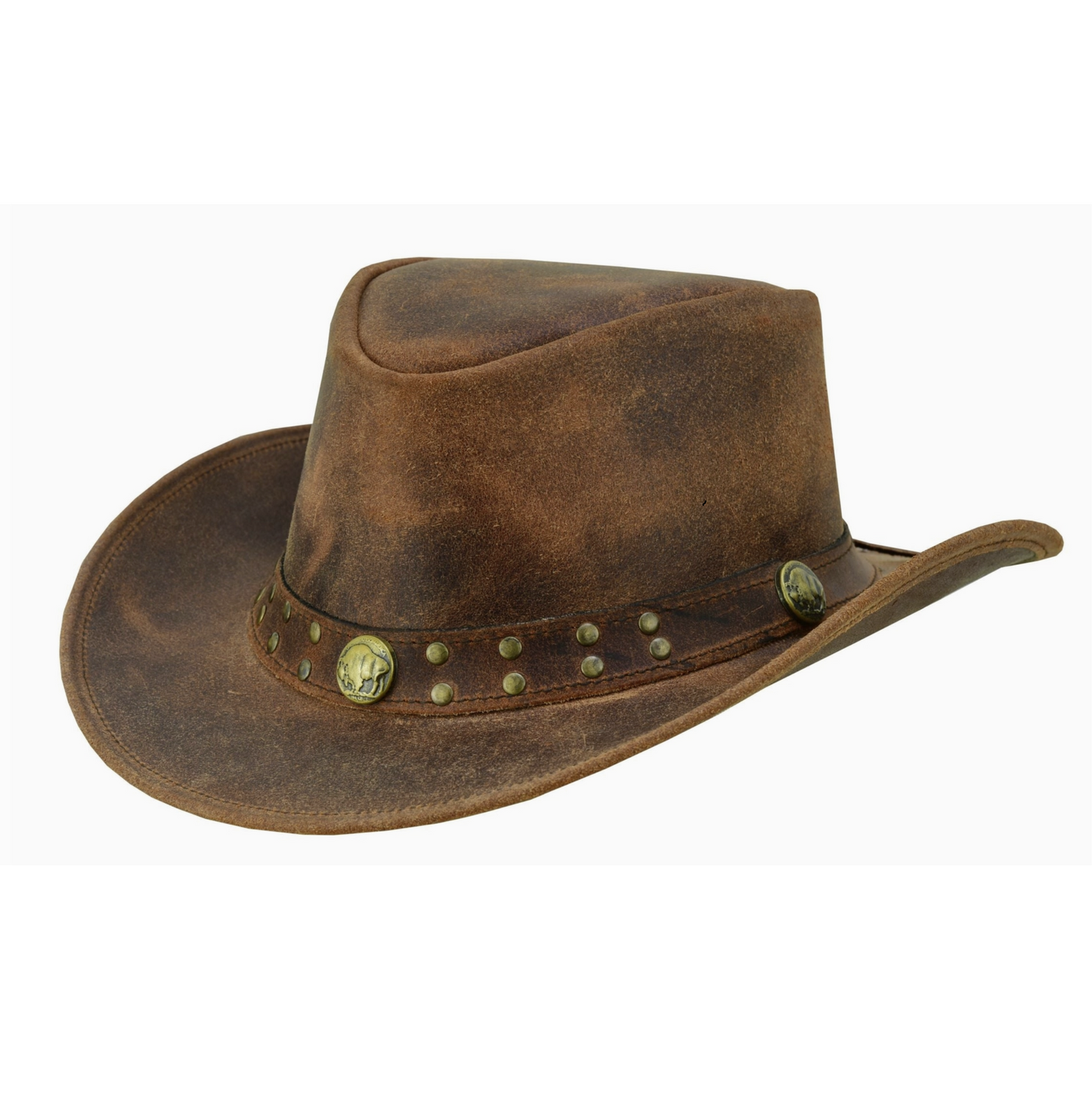 Buffalo Cowboy Leather Hats