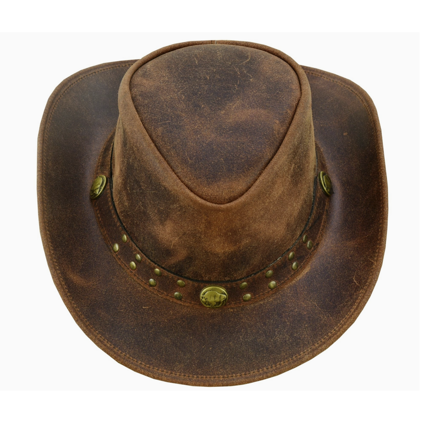 Buffalo Cowboy Leather Hats