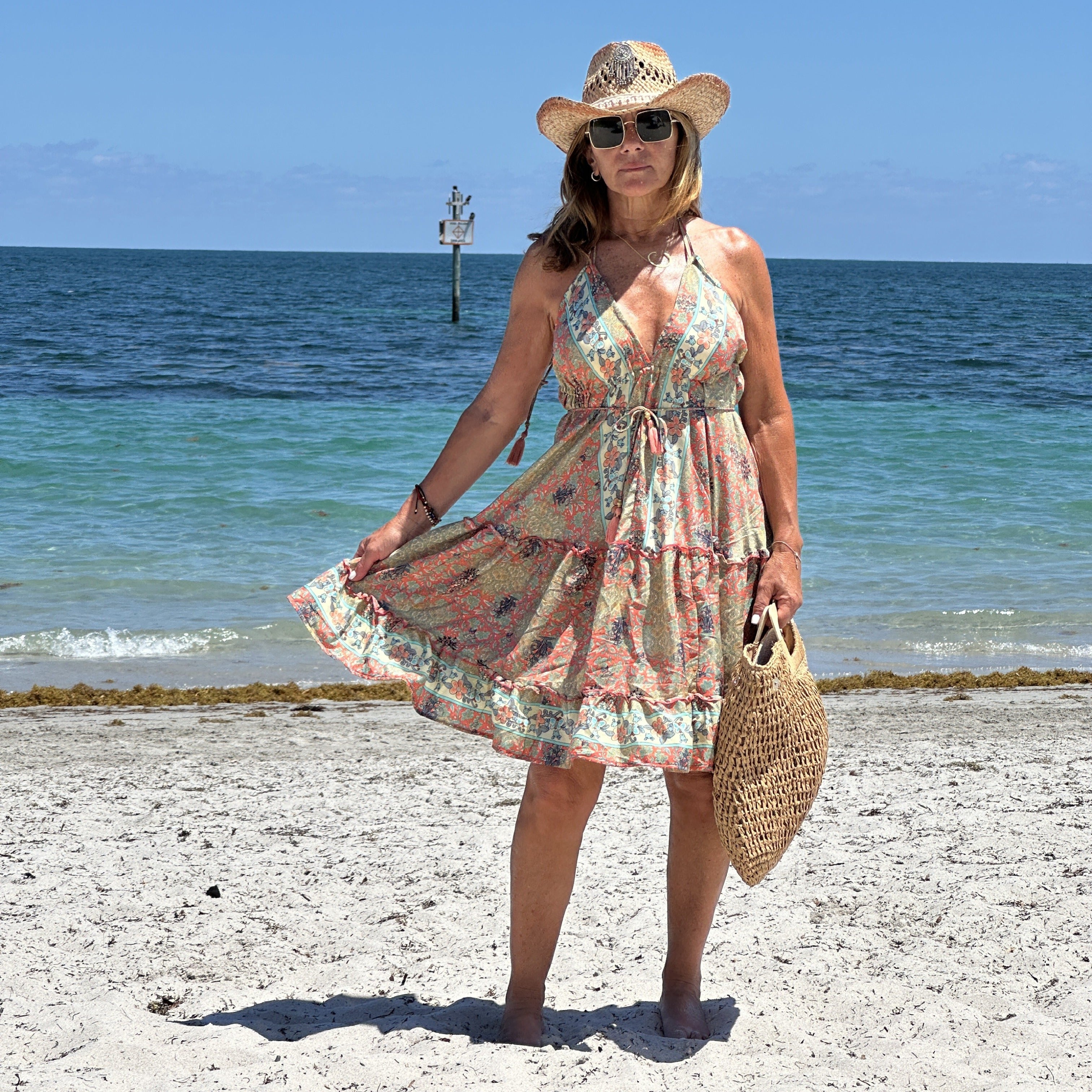 short beach dress Anna Short Dress – Kaluna Bohemian