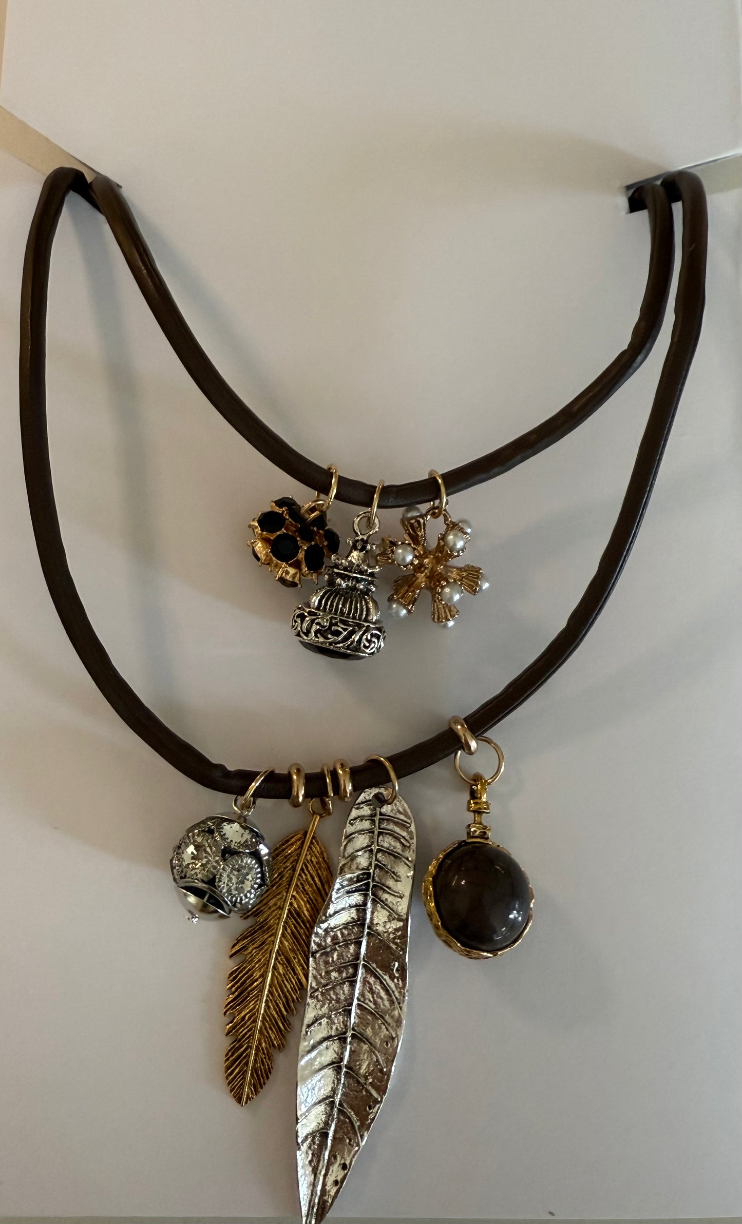 Feather Charm Necklaces