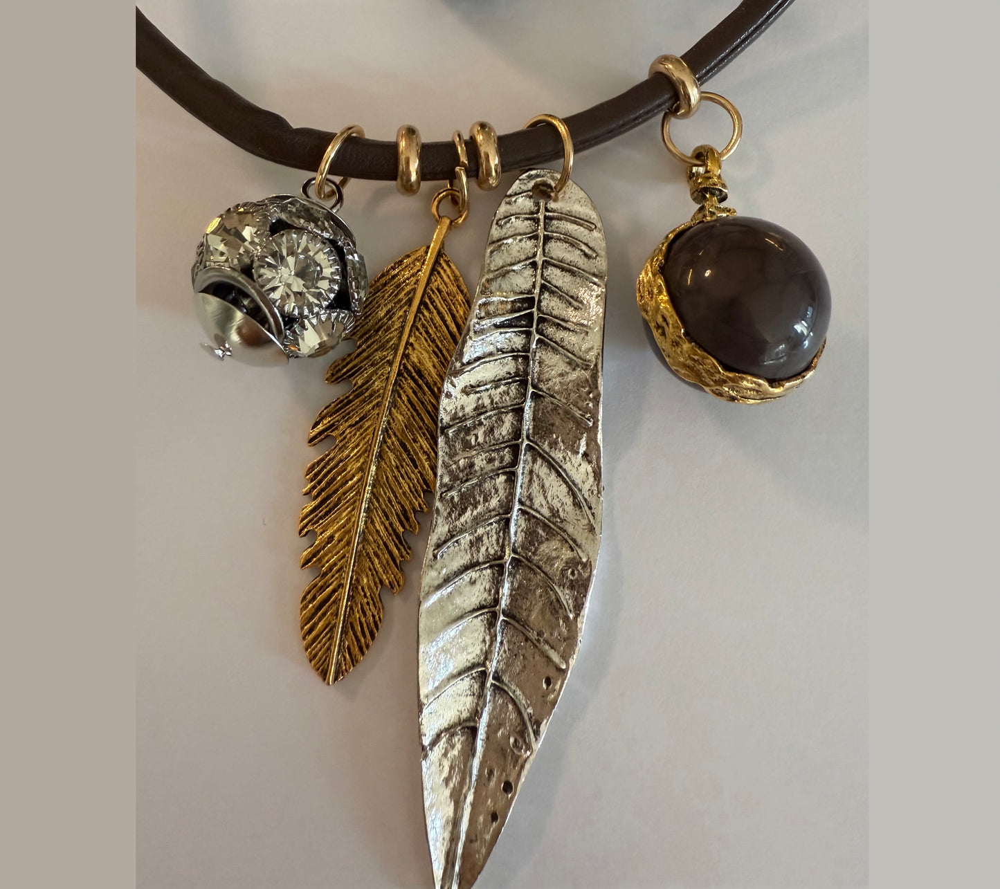 Feather Charm Necklaces