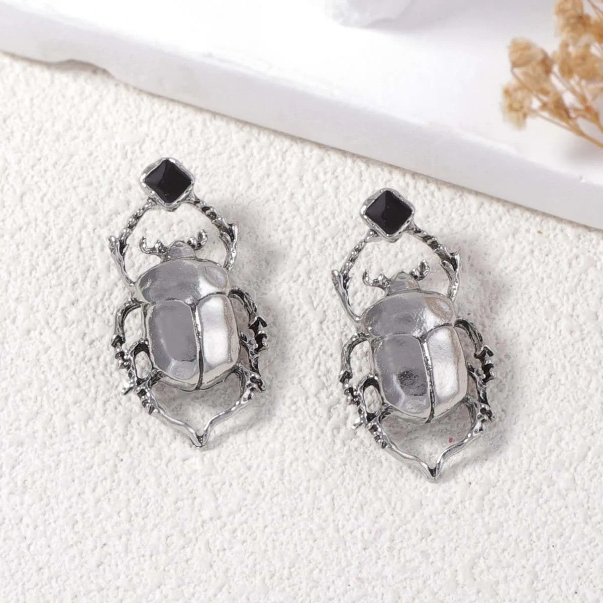 Beetle Earrings