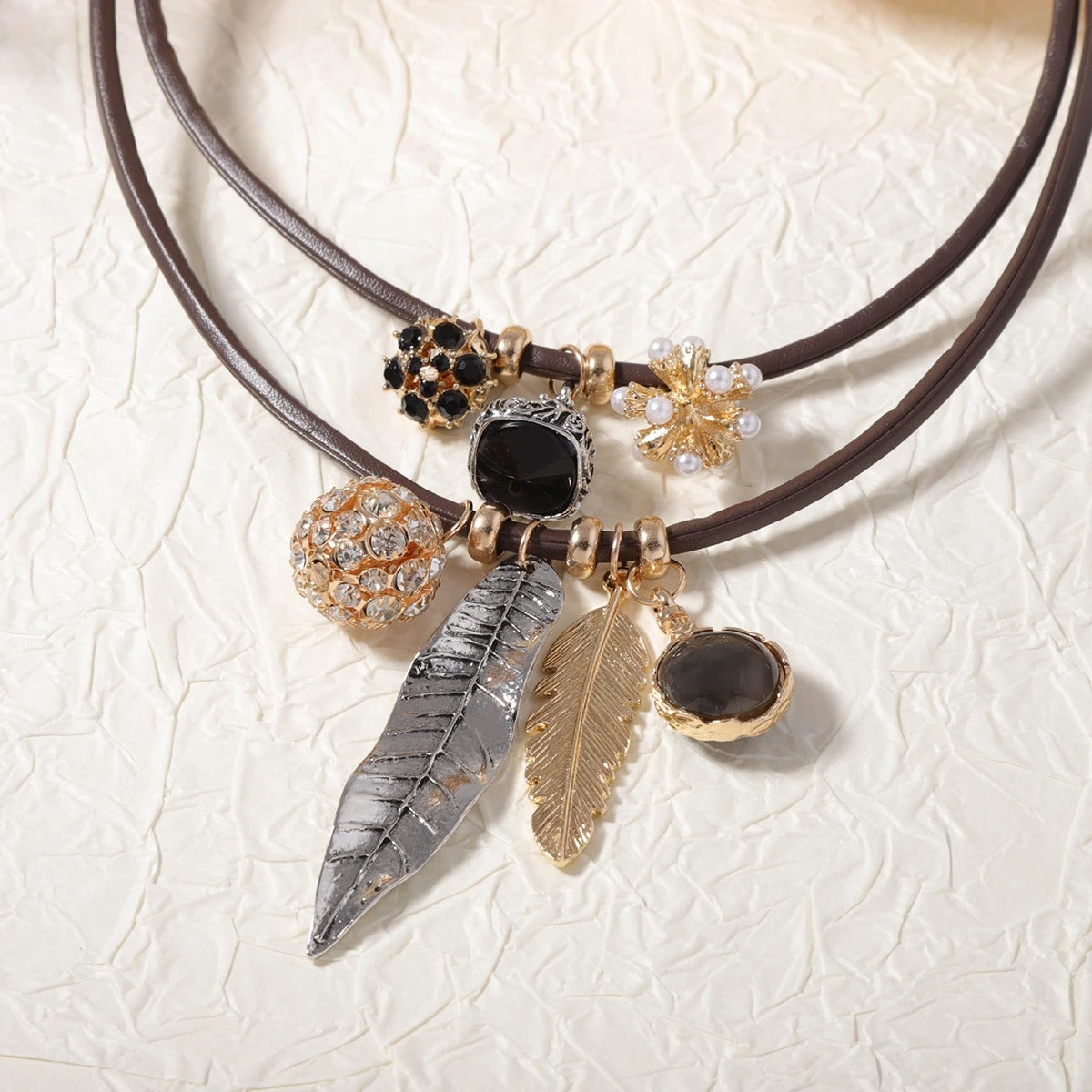 Feather Charm Necklaces