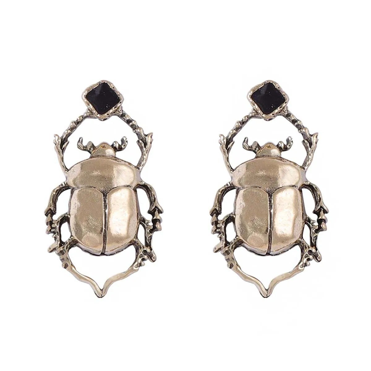 Beetle Earrings