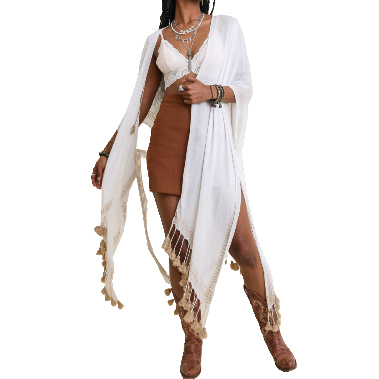 Tassel Kimono