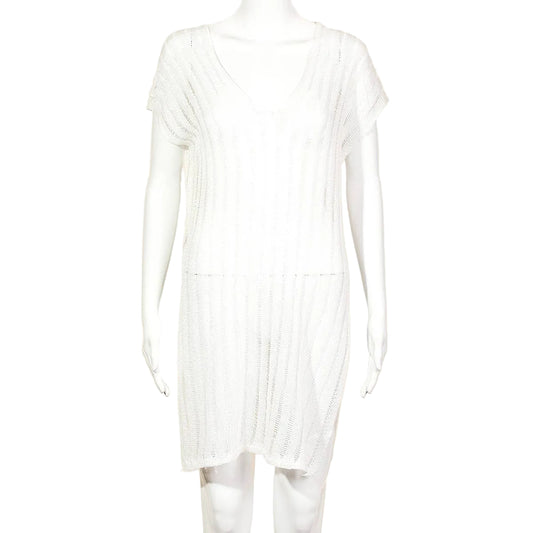 Sheer Stripe Cover Up