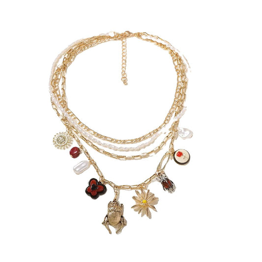 Bugs and Flowers Neckleaces
