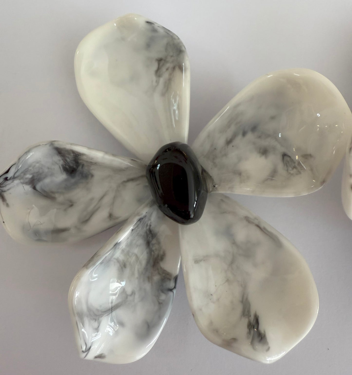 Resin Flower Earrings