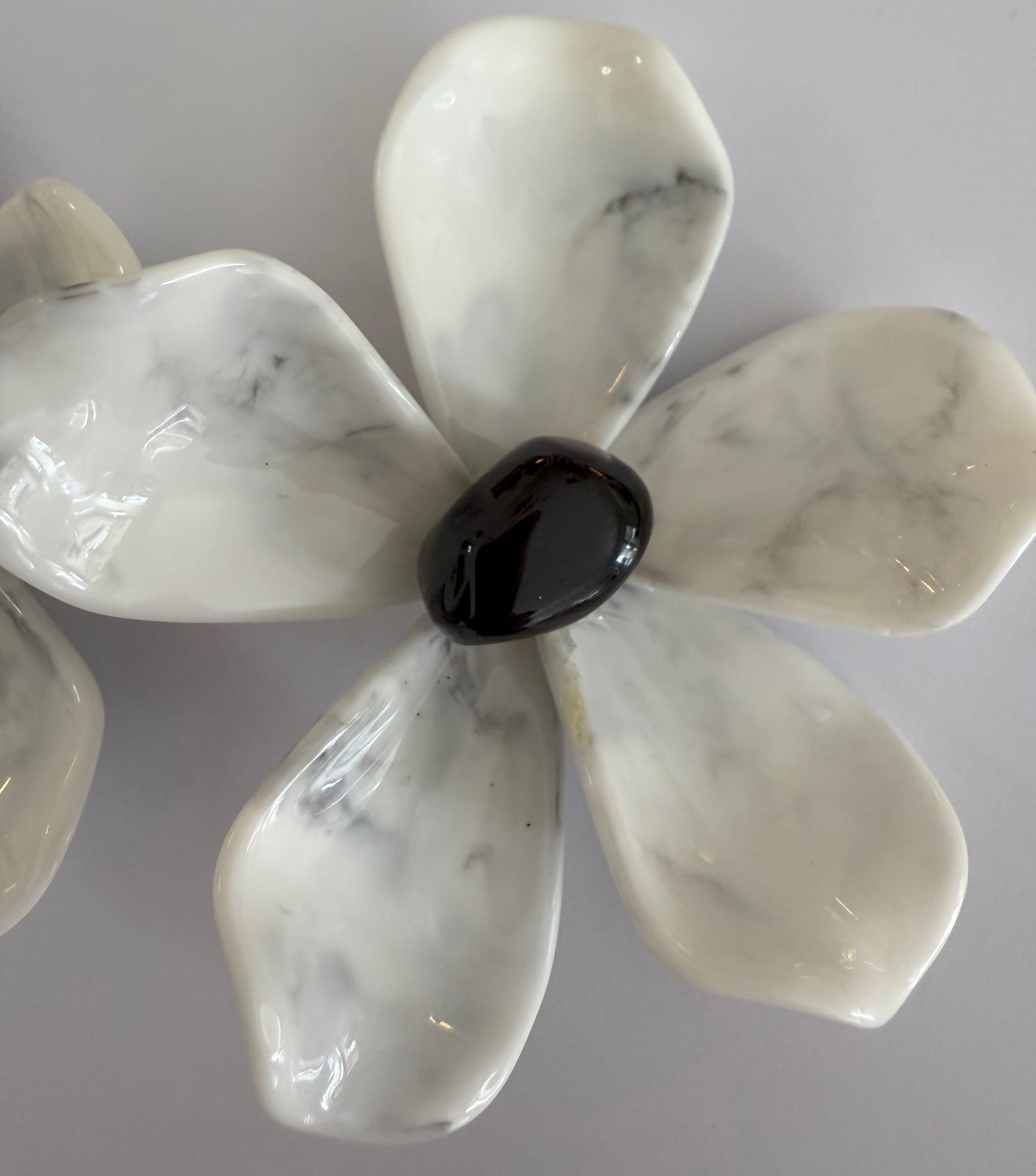 Resin Flower Earrings