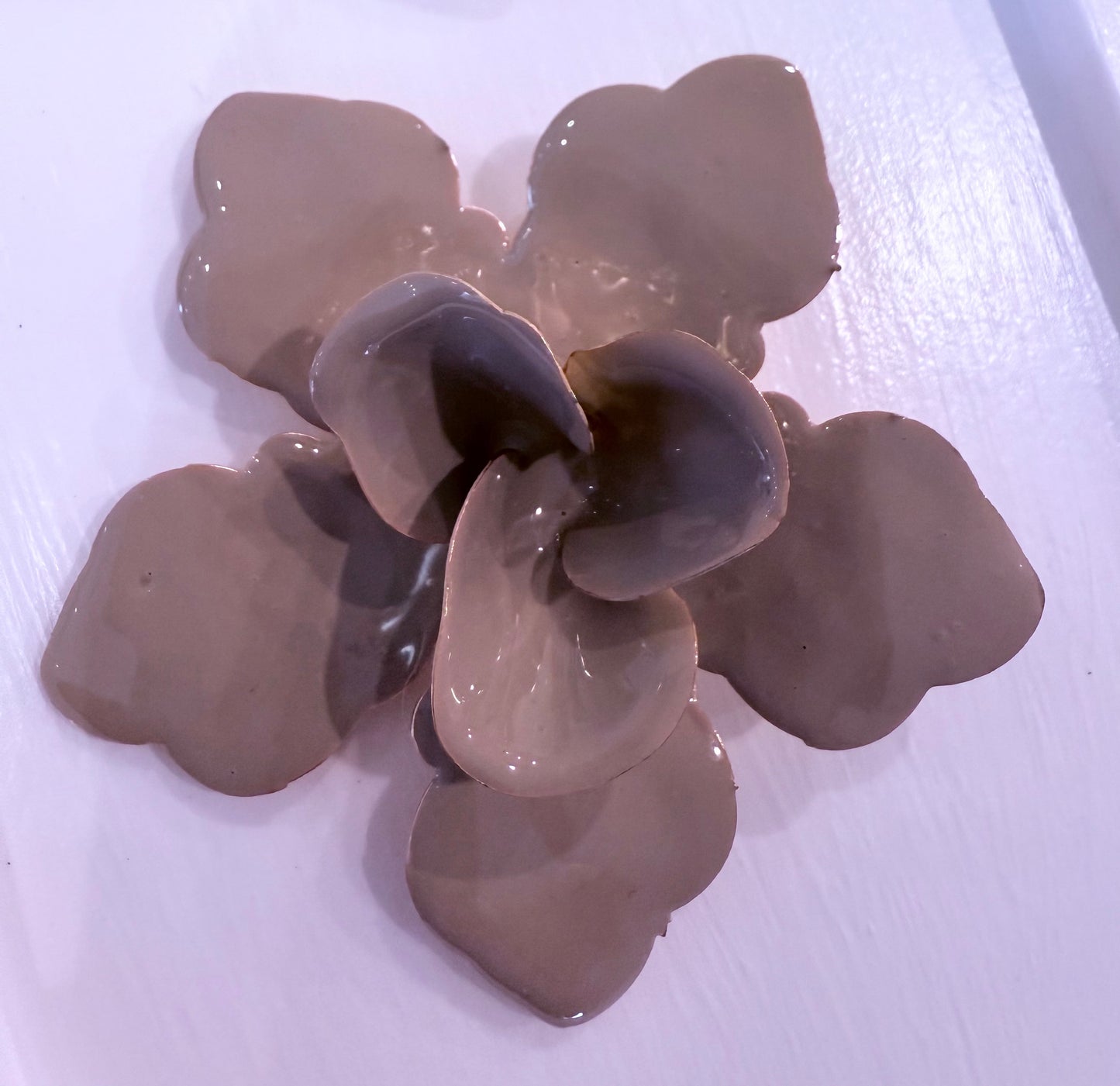 Enamelled Flower Earrings
