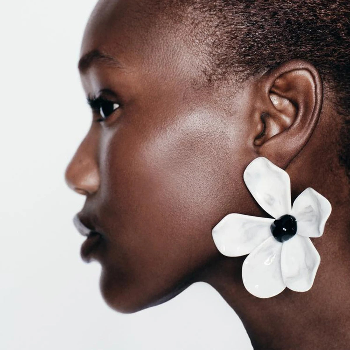 Resin Flower Earrings