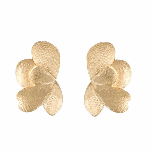 Flower Gold Earrings