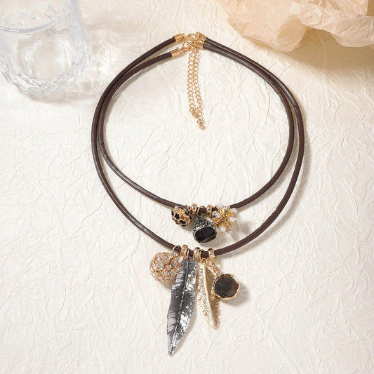 Feather Charm Necklaces